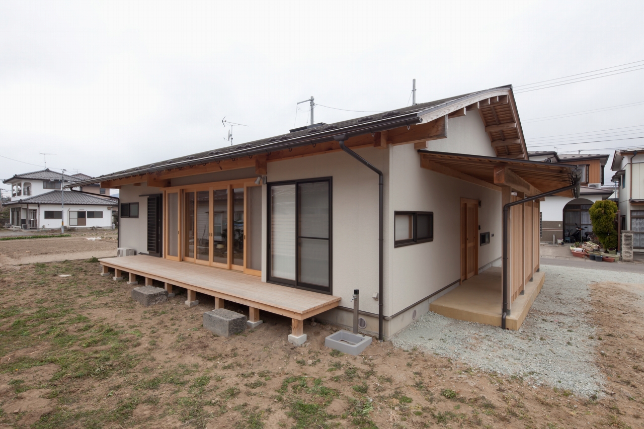 濡れ縁のある平屋の暮らし 柴田町 K様邸 東建設の新築施工事例